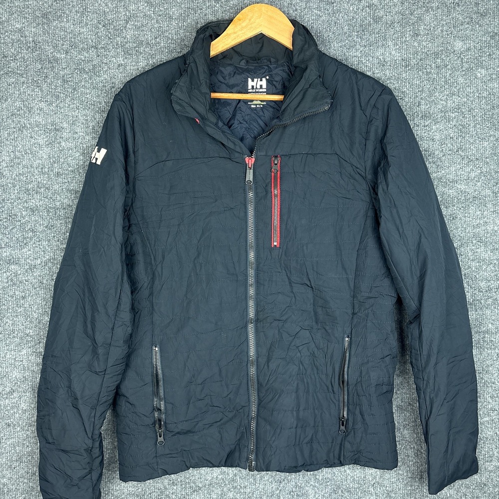 Helly Hansen Crew Insulator 2.0 Jacket Primaloft Mens Medium Black Full Zip